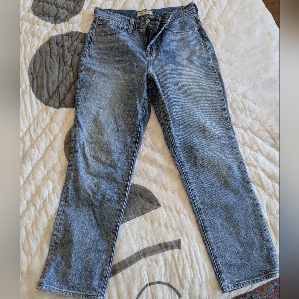 Madewell Petite Perfect Vintage Jean Cropped Medium Light Wash - Picture 7 of 7